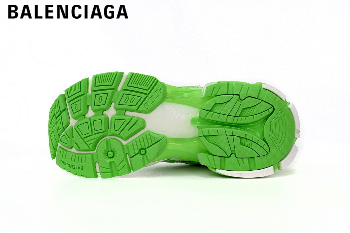 Balenciaga Runner men's shoes women sneakers ¡ª Green / White