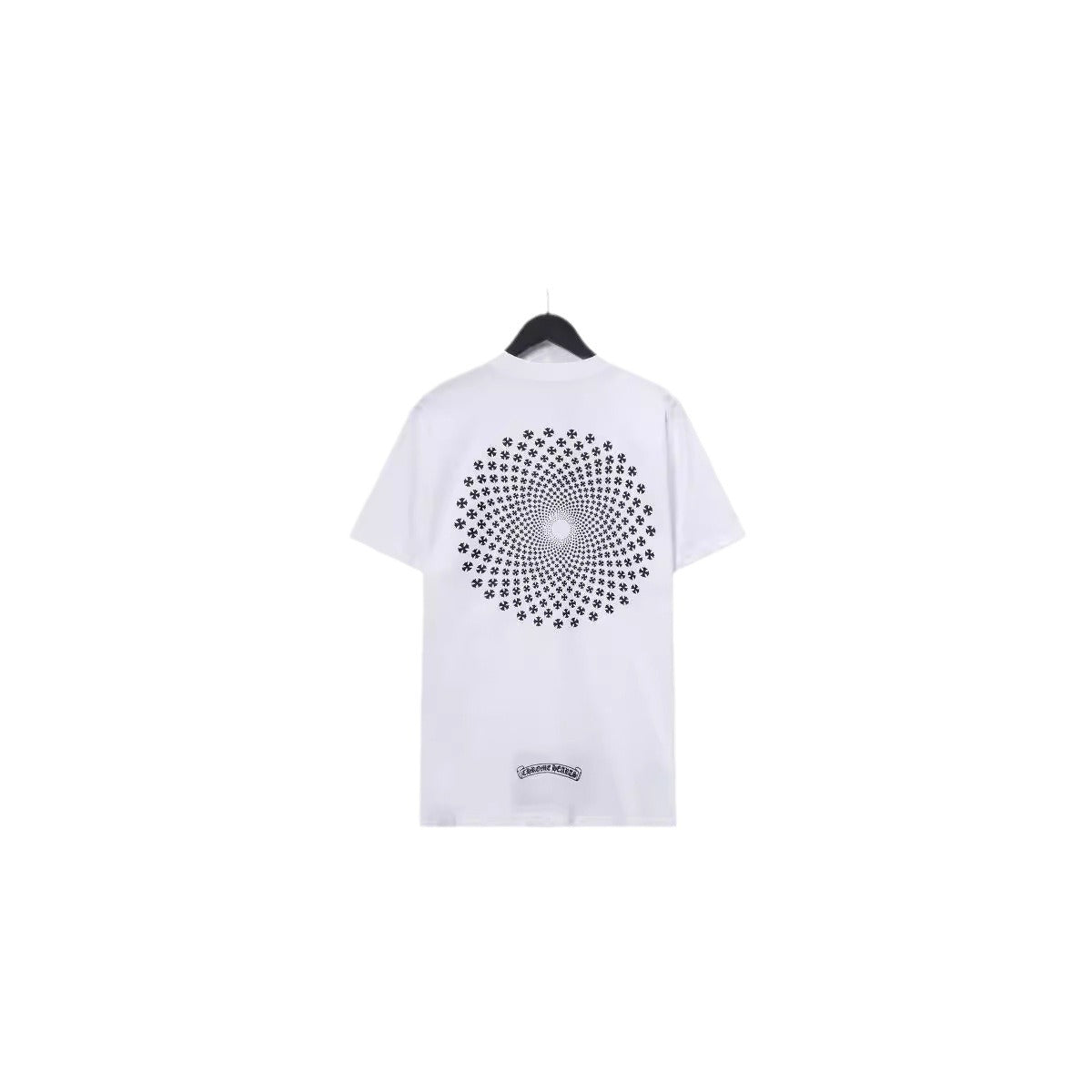 Chrome Heart T Shirts Scroll Heart Gypsy Printed Crew Neck Short Sleeve T-Shirt