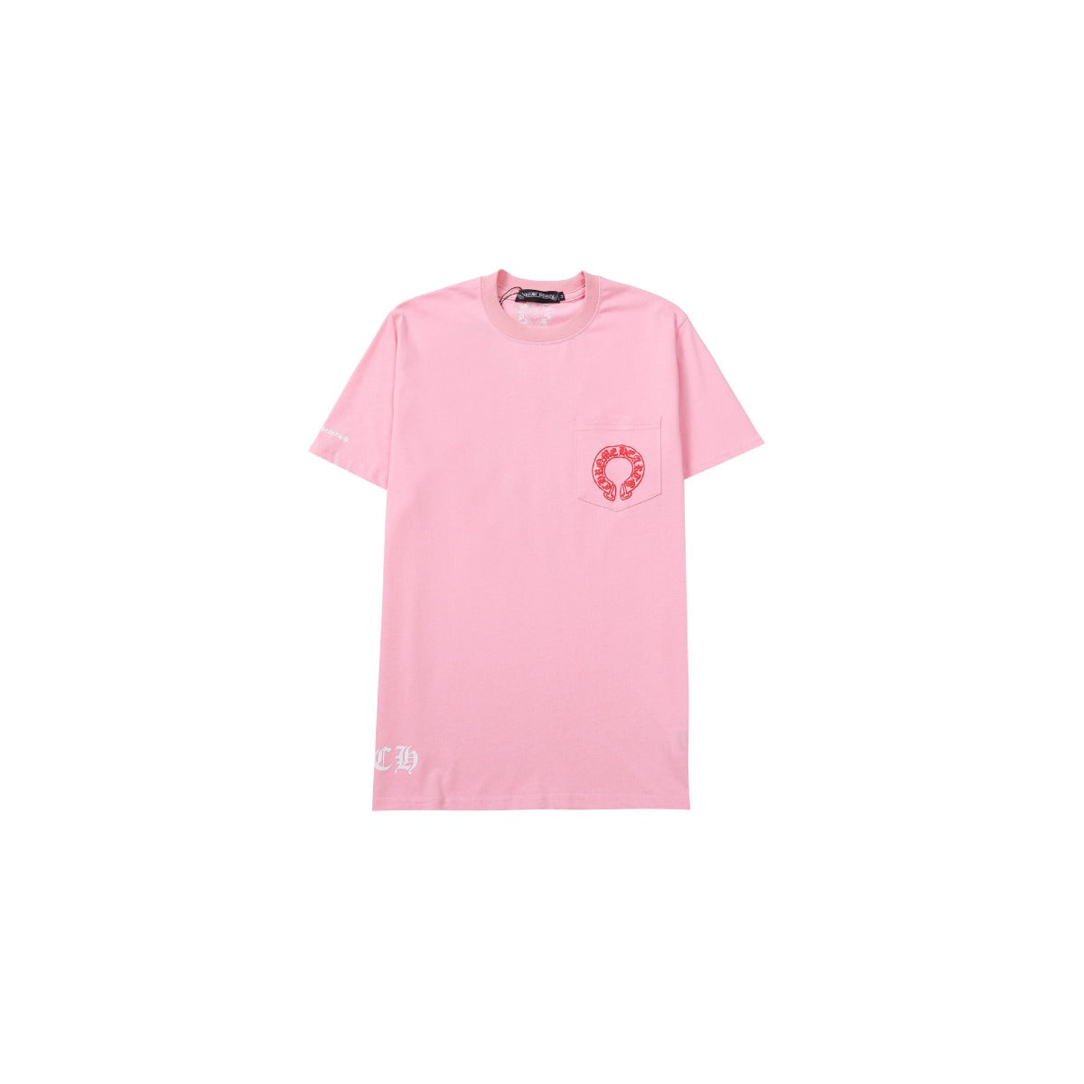 Chrome Heart T Shirts Horseshoe Stacked Cross Short Sleeve T-Shirt