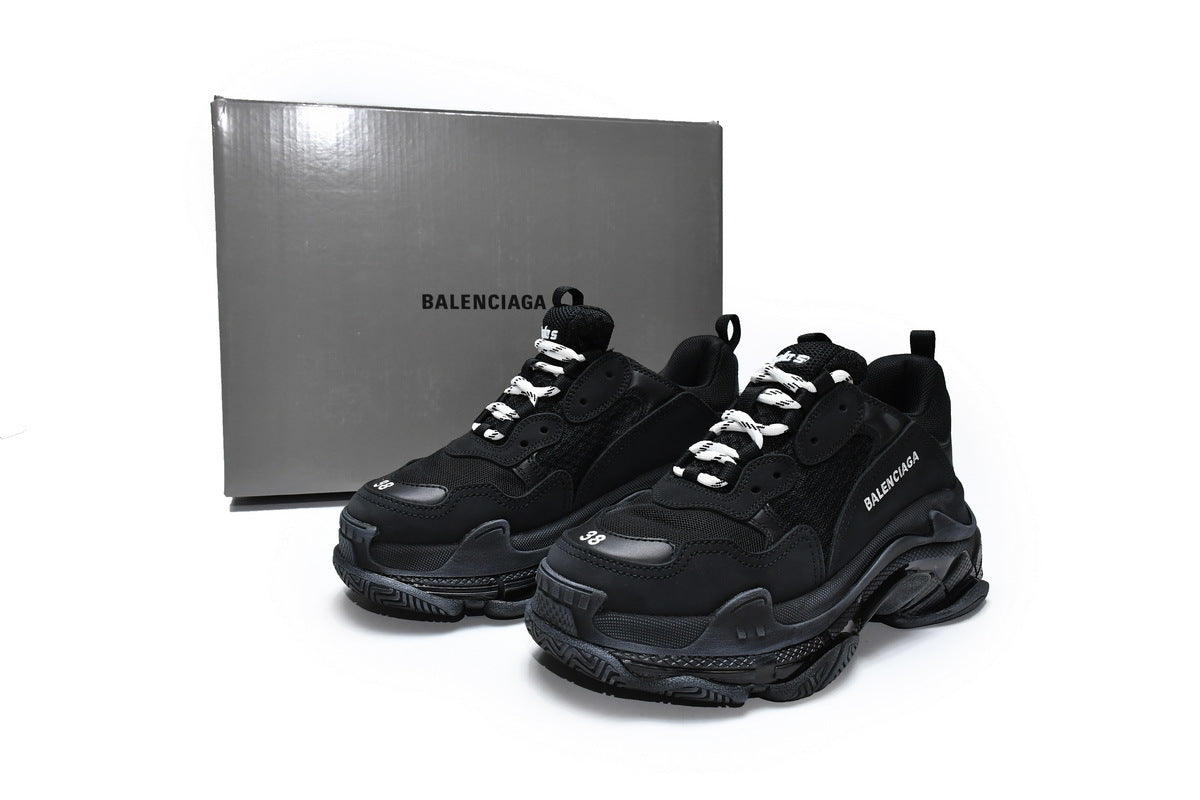 Balenciaga men's shoes Track Triple S Clear Sole Sneakers  balenciaga runners black
