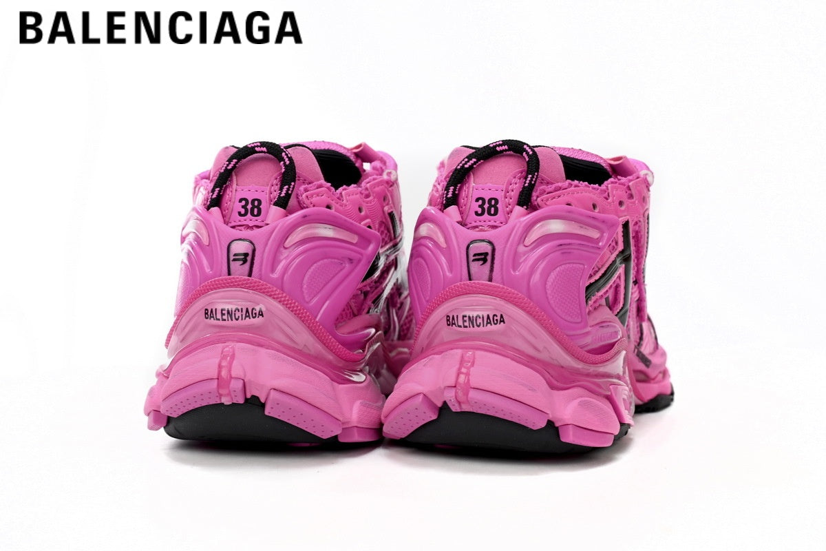 Balenciaga Runner men's shoes  women sneakers ¡ª Pink / Black