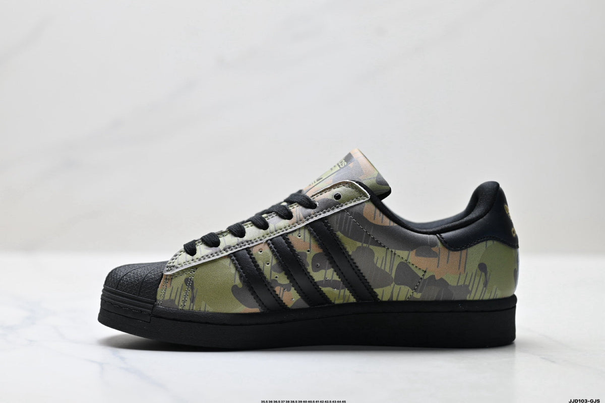 adidas Originals Superstar ¡ª Black Multicolor Paint Splash | Shell Toe