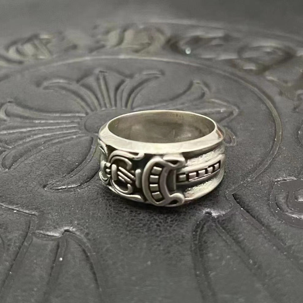 Chrome Heart Ring for Men and Women