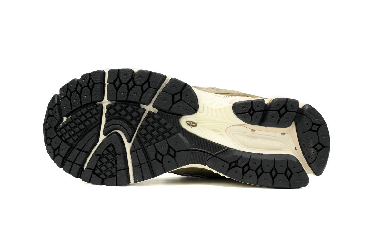 New Balance 2002R Women's & Men's Olive & Cream Retro Lifestyle Sneakers