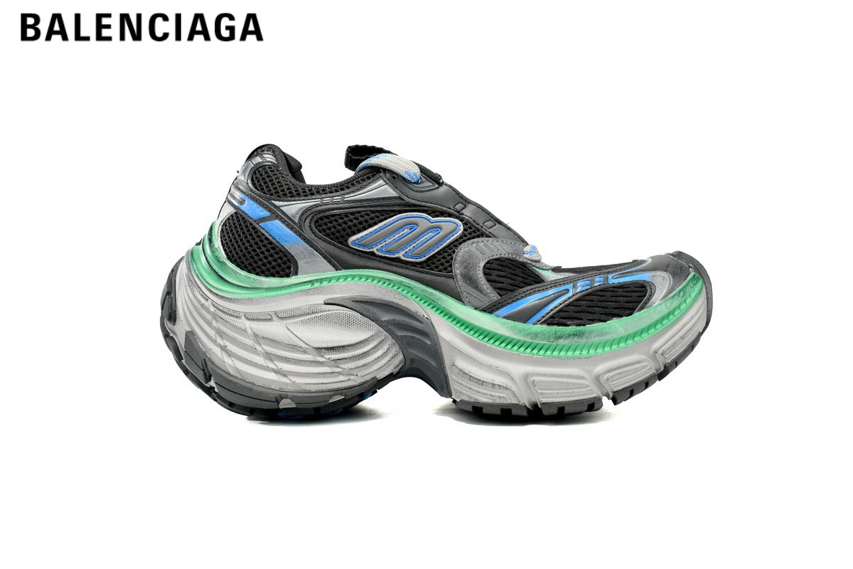 Balenciaga 10XL men's shoes  women sneakers ¡ª White / Silver