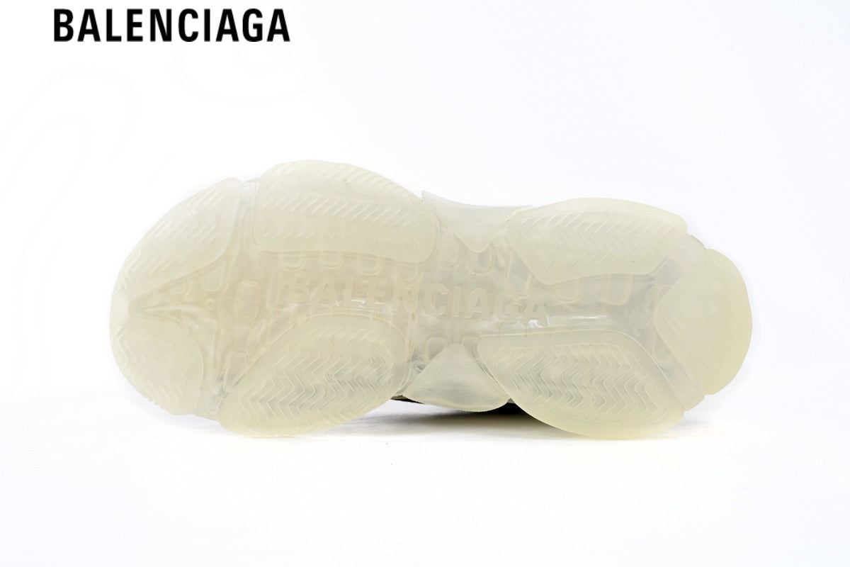 Balenciaga Runner men's shoes  women sneakers ¡ª Blue Mesh, Black & Orange Synthetic Overlays