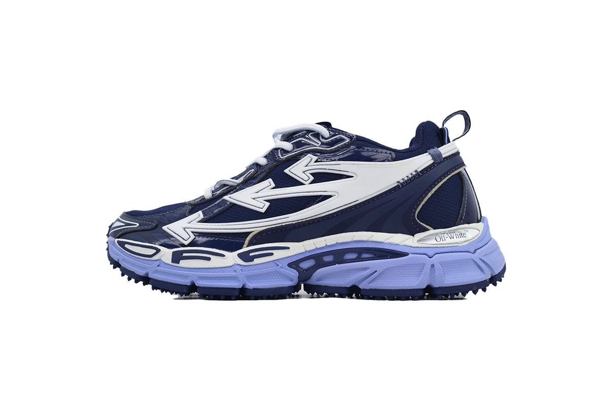 Off-White Be Right Back Women's Men's Navy & Lilac Chunky Sneakers