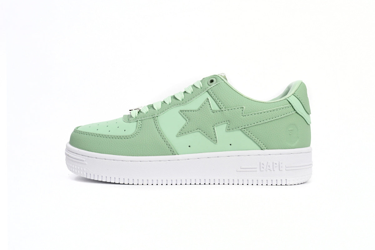 A BATHING APE BAPE STA Mint Green Sneakers | Women's & Men's Skate-Inspired Low-Top Shoes
