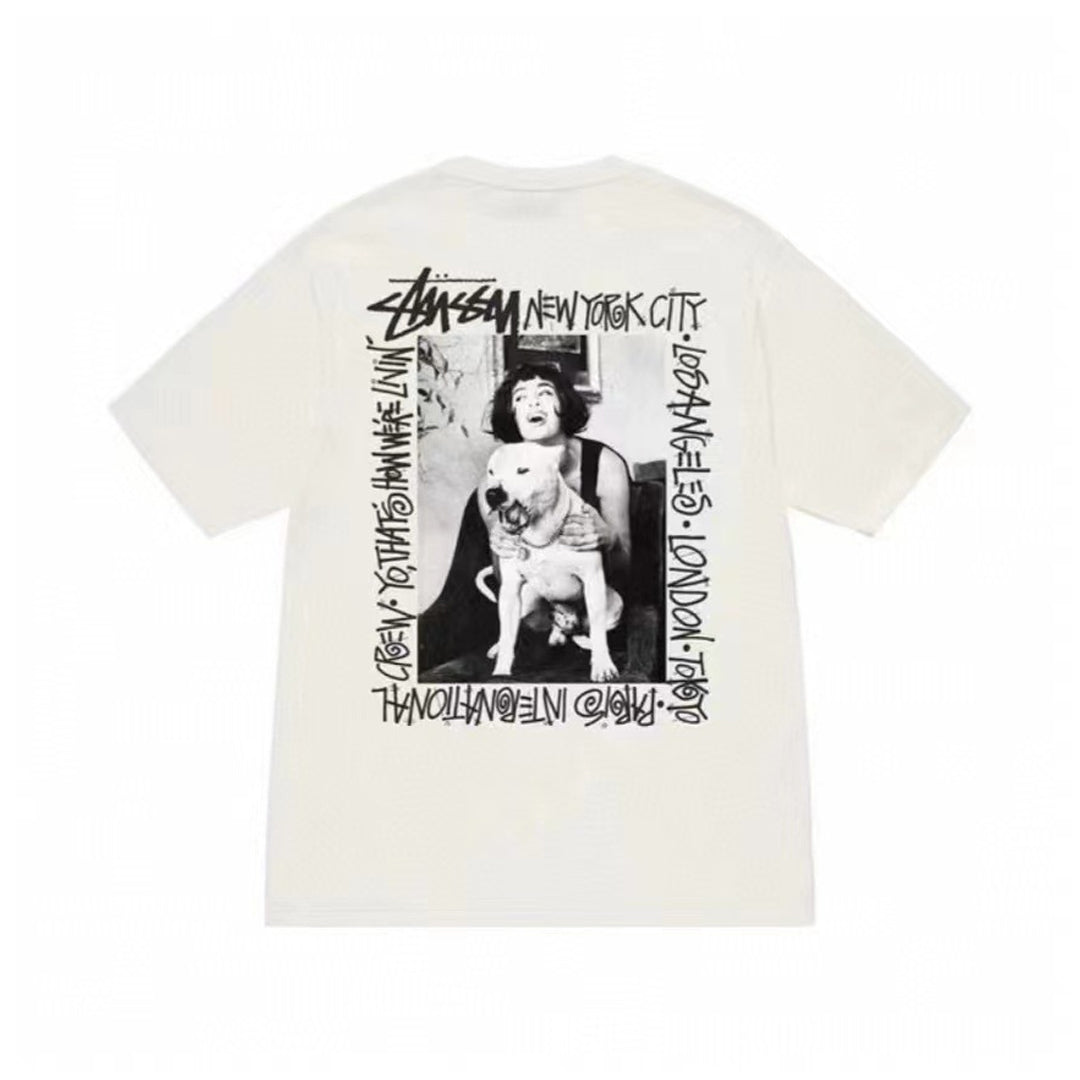 Stussy T-Shirts Casual Versatile Loose T-Shirts Couple