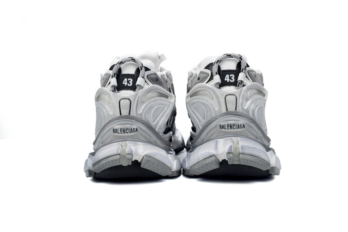Balenciaga men's shoes Track Runner Sneaker ¨C Distressed Low-Top  balenciaga runners grey