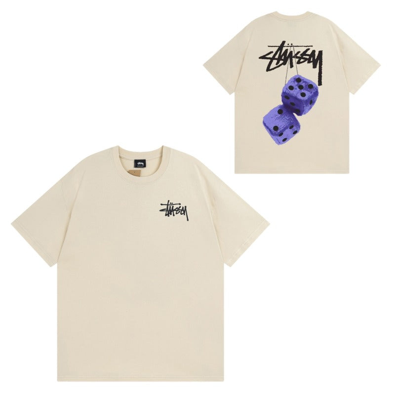 Stussy T-Shirts Casual Versatile Loose T-Shirts Couple