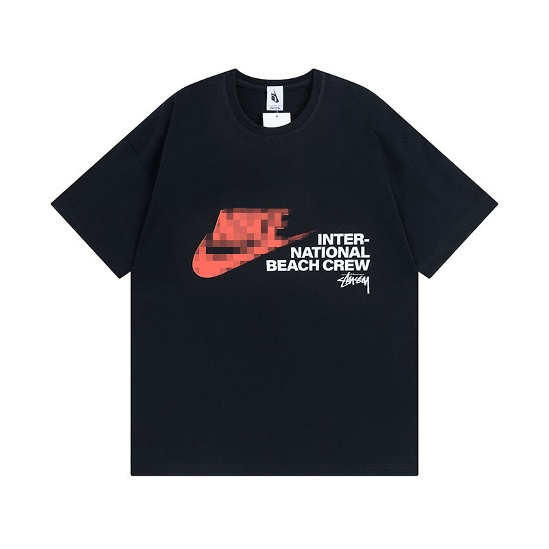 Stussy The Wide World Tribe T-Shirt Casual Loose Couple T-Shirts