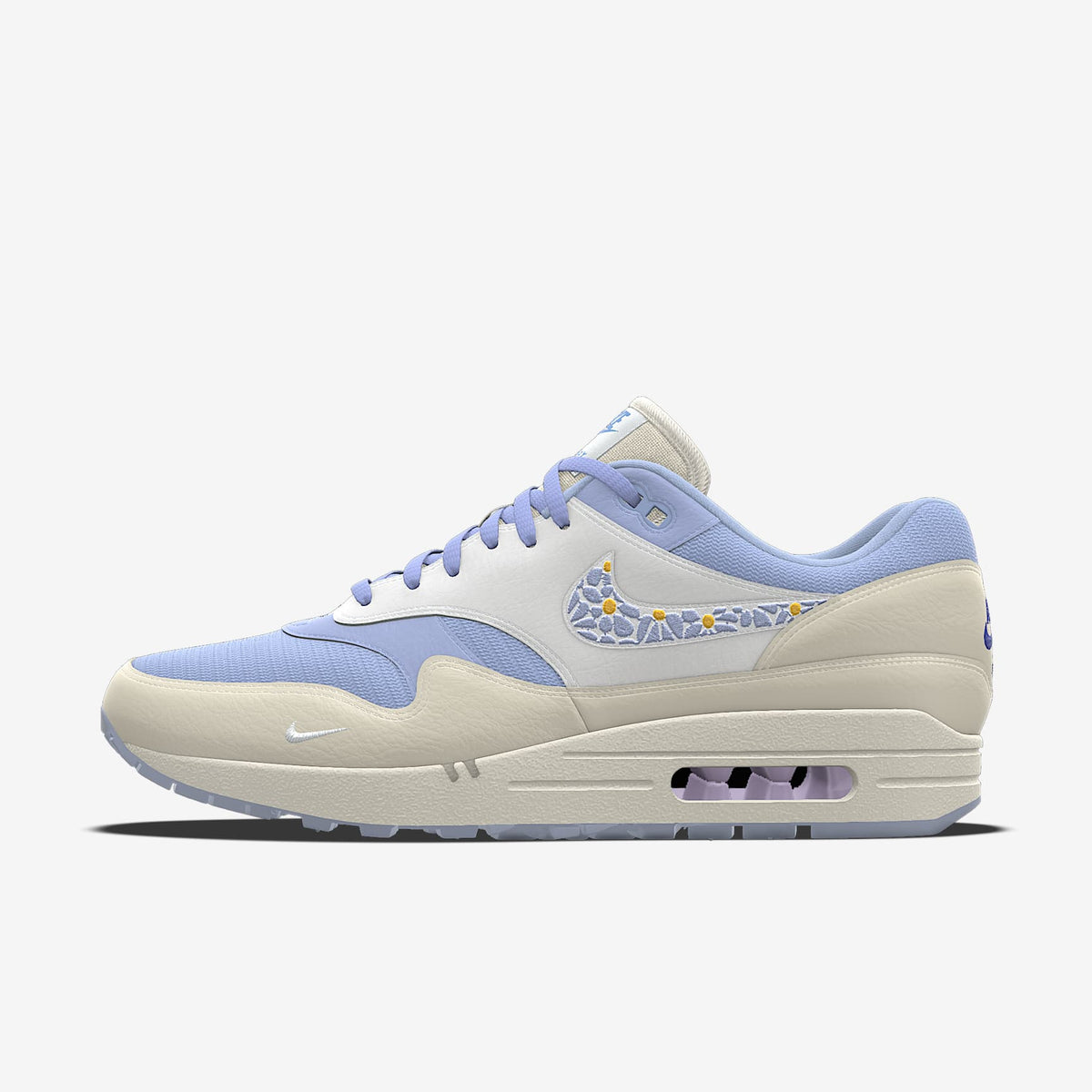 Nike Air Max 1 By You ¨C Light Blue/Cream/Lilac Custom Sneaker