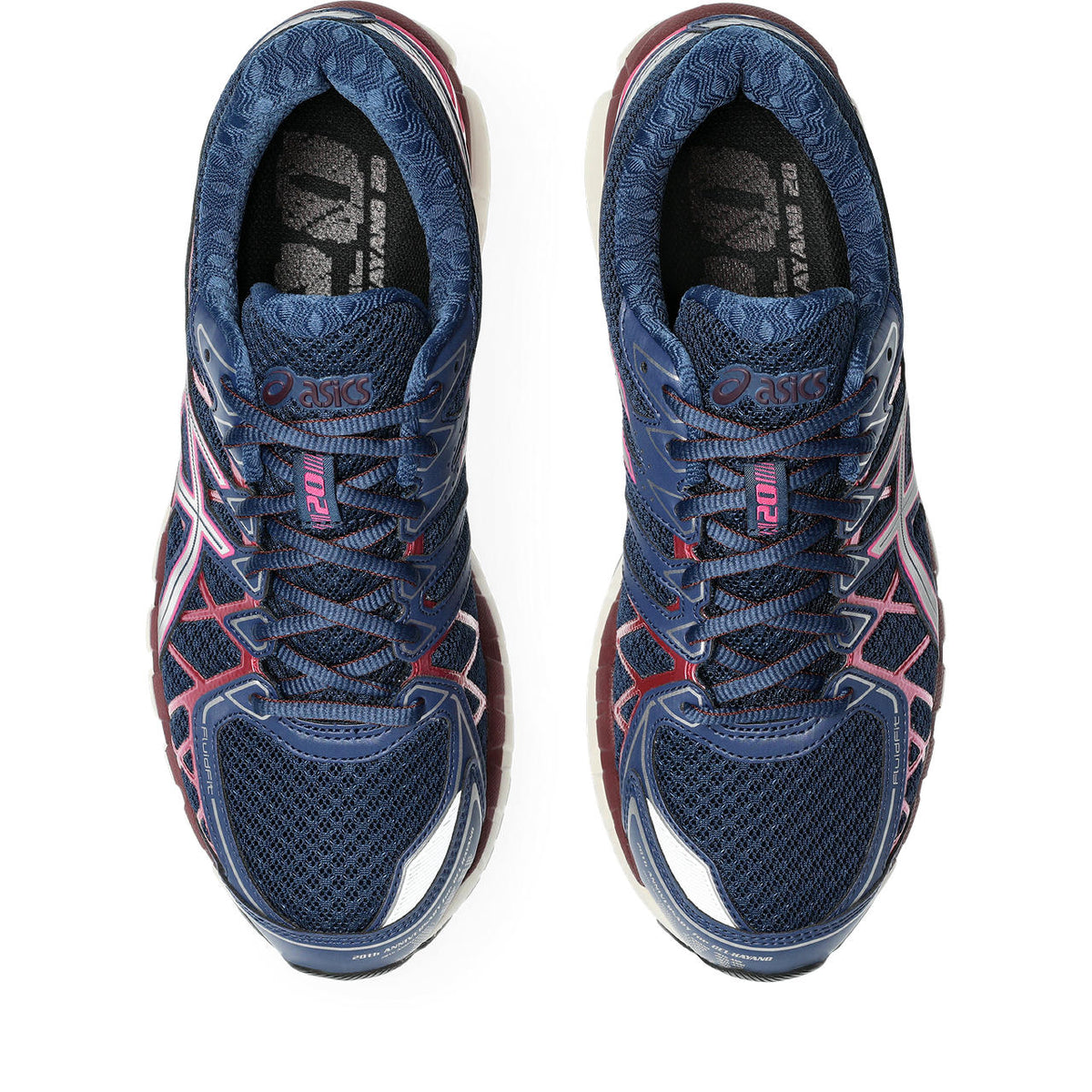 Asics  shoes  neutral running shoes mens  sneakers Gel-Kayano 20 Navy Blue / Silver / Hot Pink