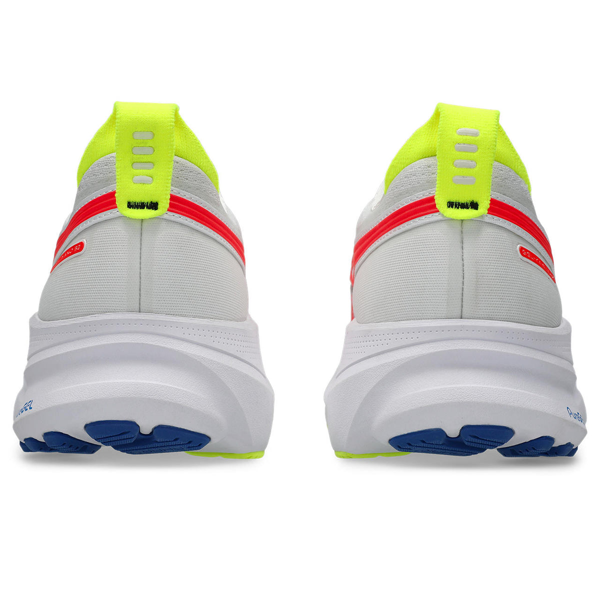 Asics  shoes  neutral running shoes mens  sneakers Gel-Kayano 32 White / Red / Neon Yellow