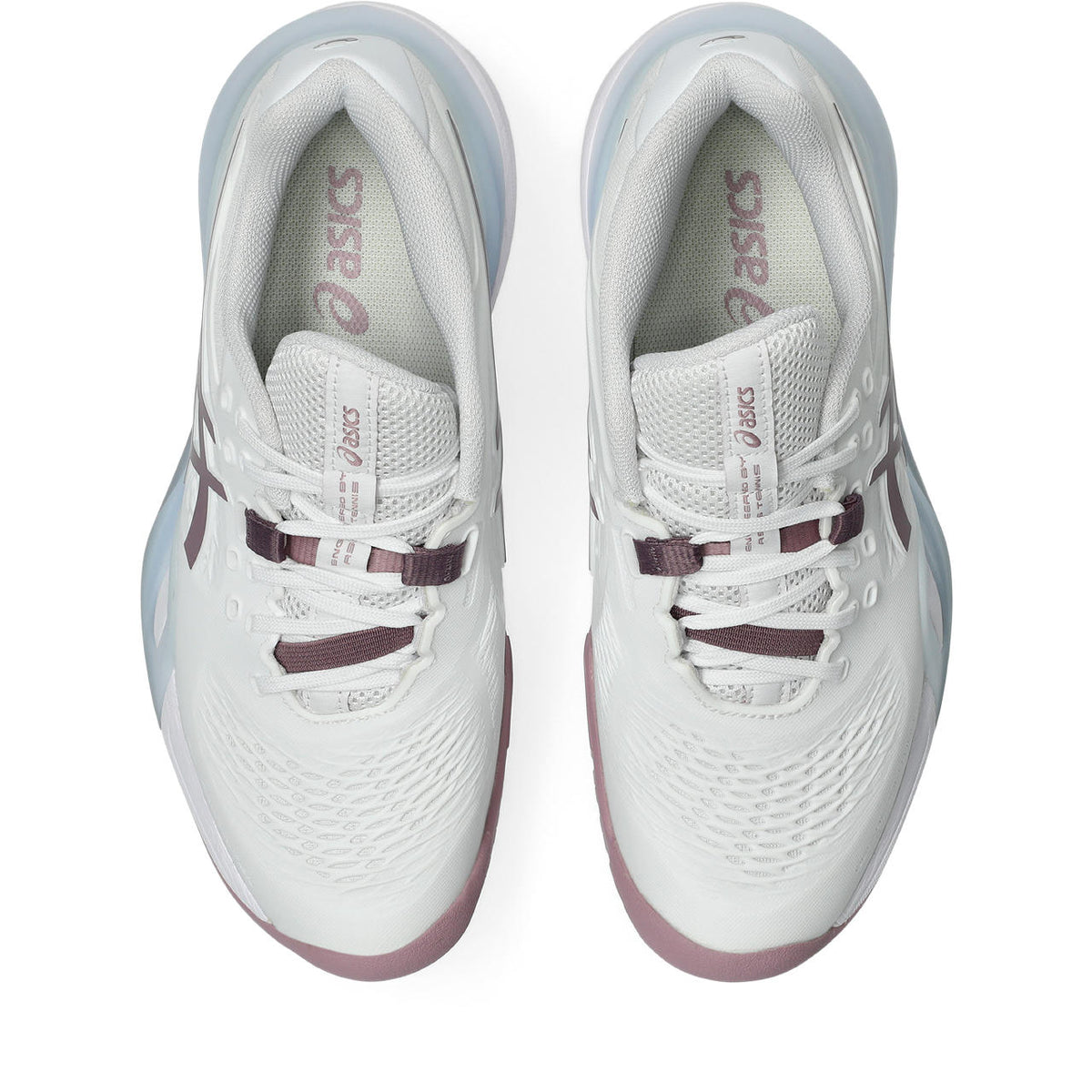 Asics womens shoes  neutral running shoes mens  sneakers Gel-Resolution ¨C White/Dusty Mauve Tennis Sneaker