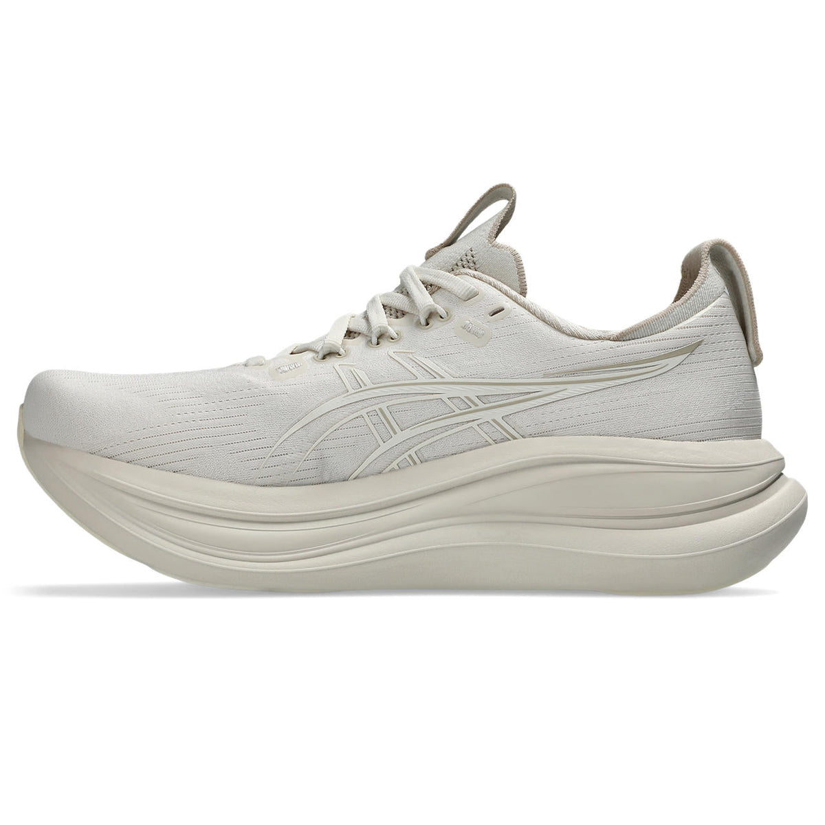 Asics womens shoes  neutral running shoes mens  sneakers  Gel-Nimbus 28 ¨C Off-White/Beige Running Shoe
