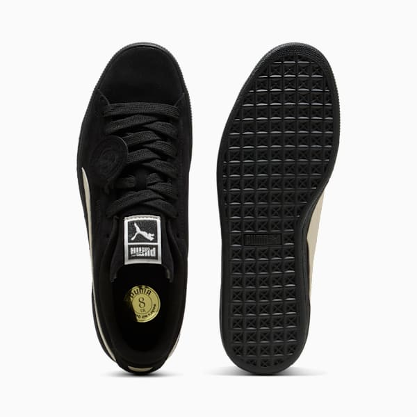 Puma Suede ¡ª Black / Beige / Badge puma shoes for men  womens shoes  roma shoes