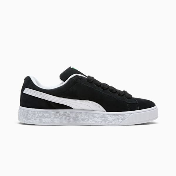 PUMA Suede XL Black-White-Gold  puma shoes for men  womens shoes  roma shoes