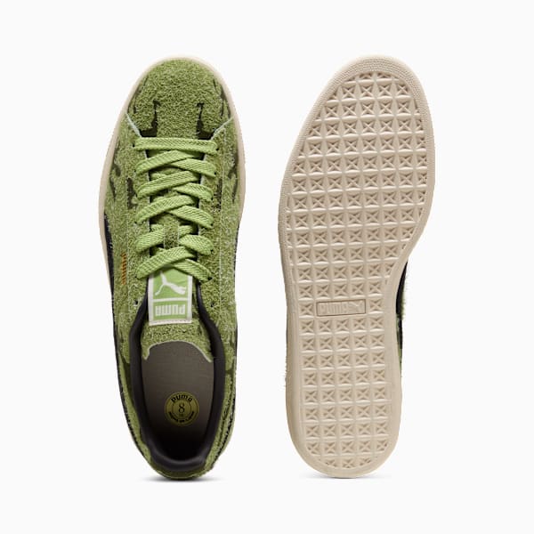 PUMA Suede Camo Green-Black-Vintage Off-White puma shoes for men  womens shoes  roma shoes