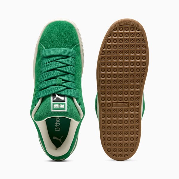 PUMA Suede XL Green-Off-White-Gum Sole puma shoes for men  womens shoes  roma shoes