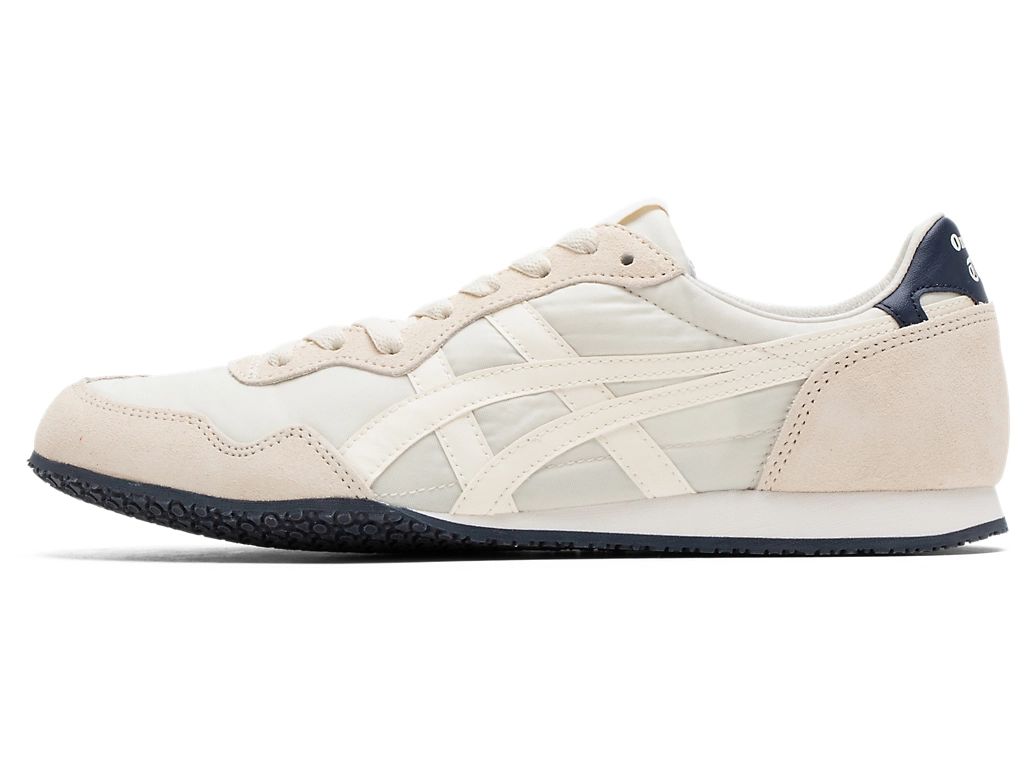 Onitsuka Tiger Serrano Unisex Sneakers ¨C Cream / Navy  running shoes women asics mens shoes