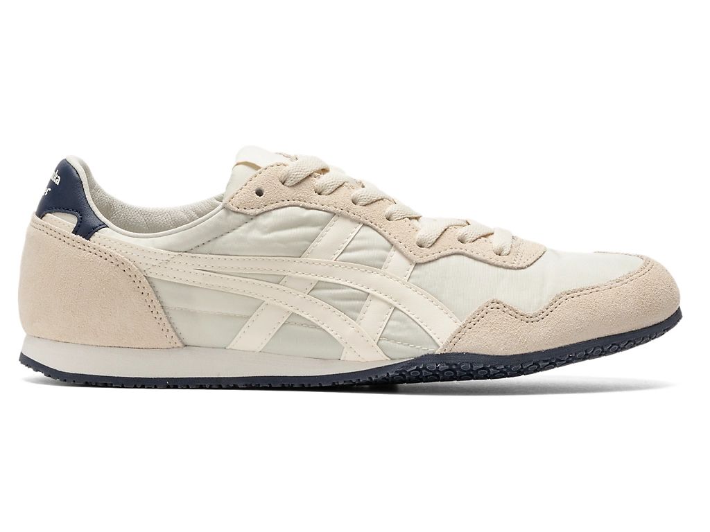 Onitsuka Tiger Serrano Unisex Sneakers ¨C Cream / Navy  running shoes women asics mens shoes