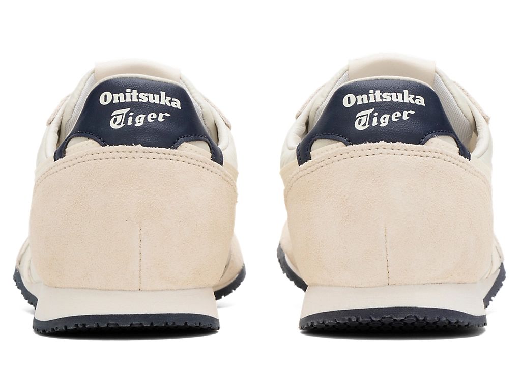 Onitsuka Tiger Serrano Unisex Sneakers ¨C Cream / Navy  running shoes women asics mens shoes
