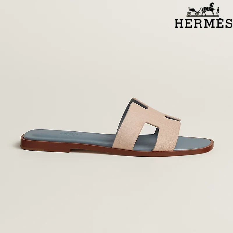 Herm¨¨s Oran Beige Flat Sandal