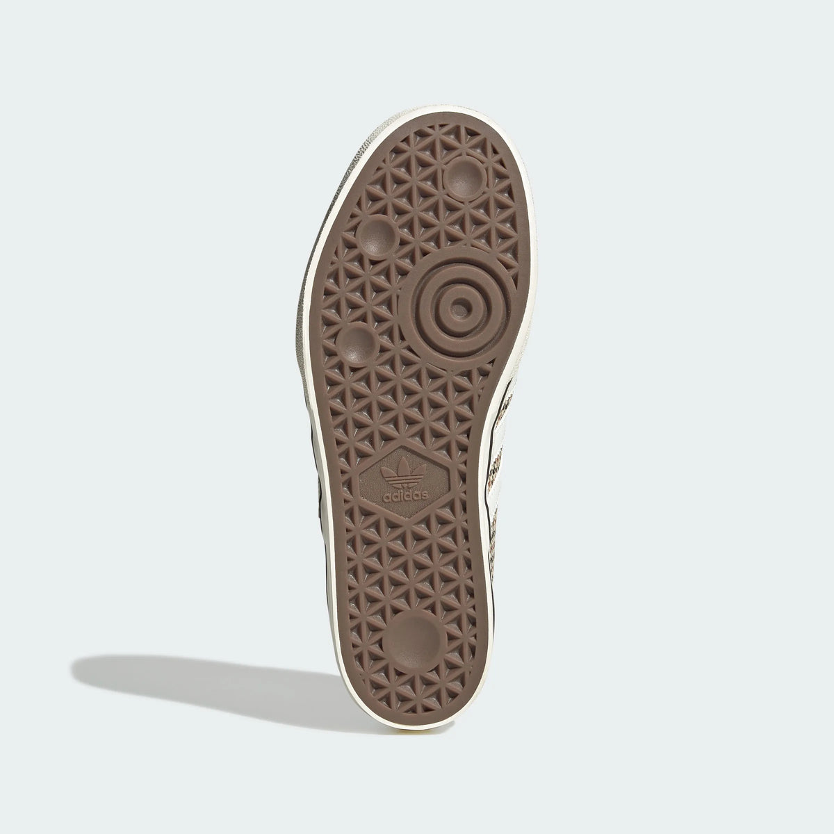 Adidas Originals ¨C Beige Houndstooth Canvas Platform Casual Sneakers