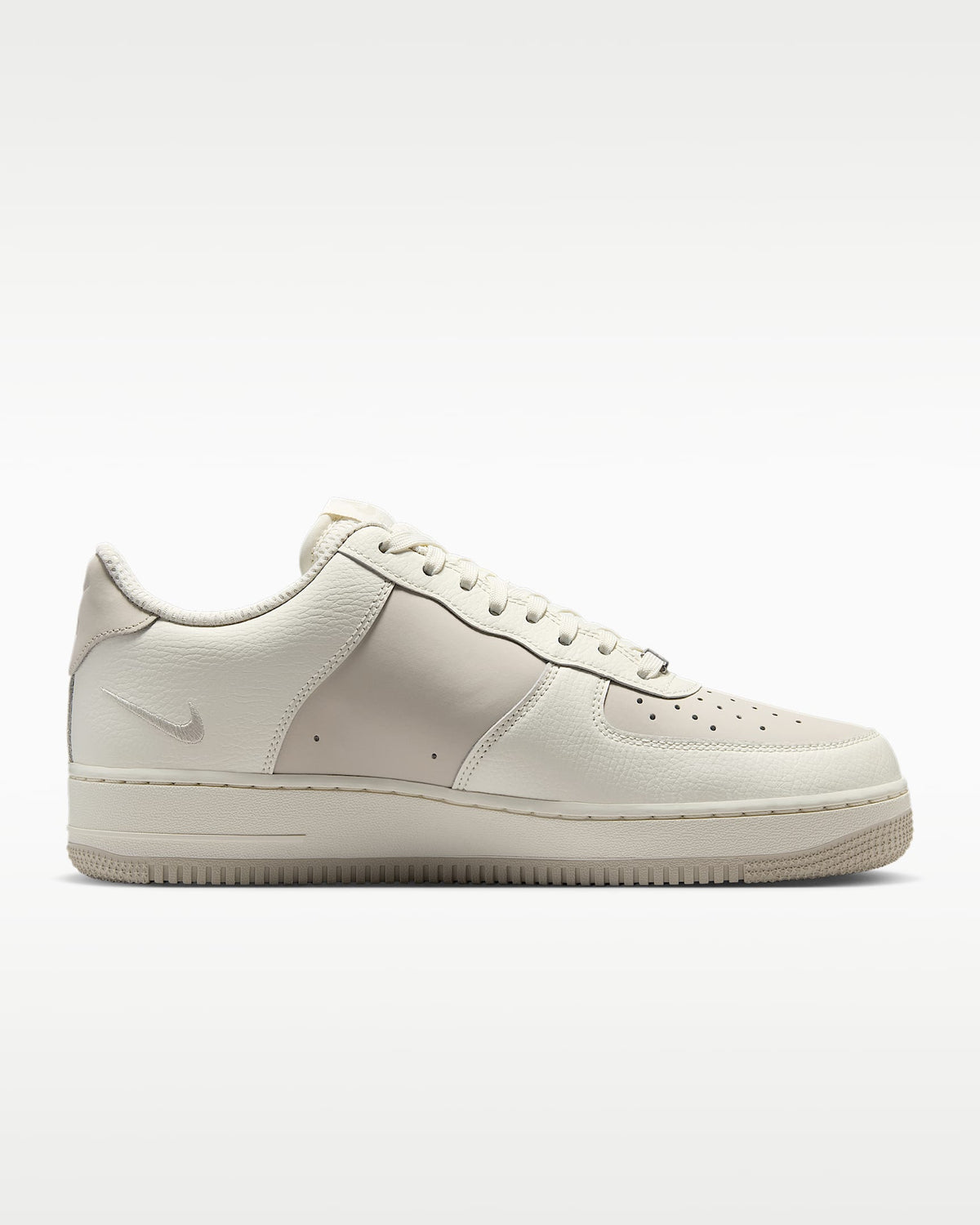 Nike Air Force 1 '07 Cream Light Beige Color Block Sneakers mens low top shoes