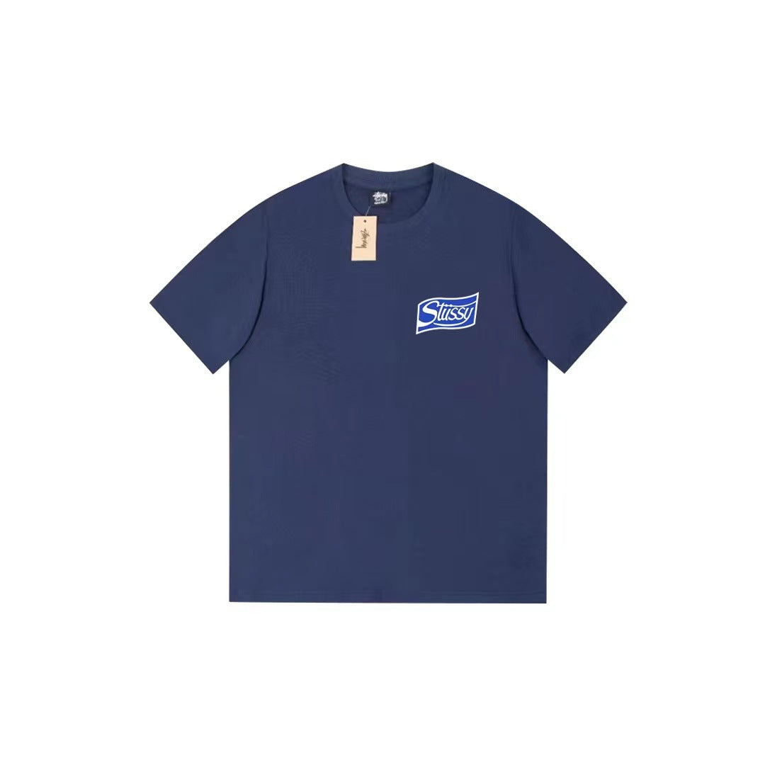 Stussy T-Shirts Loose Casual T-Shirts Same for Men and Women