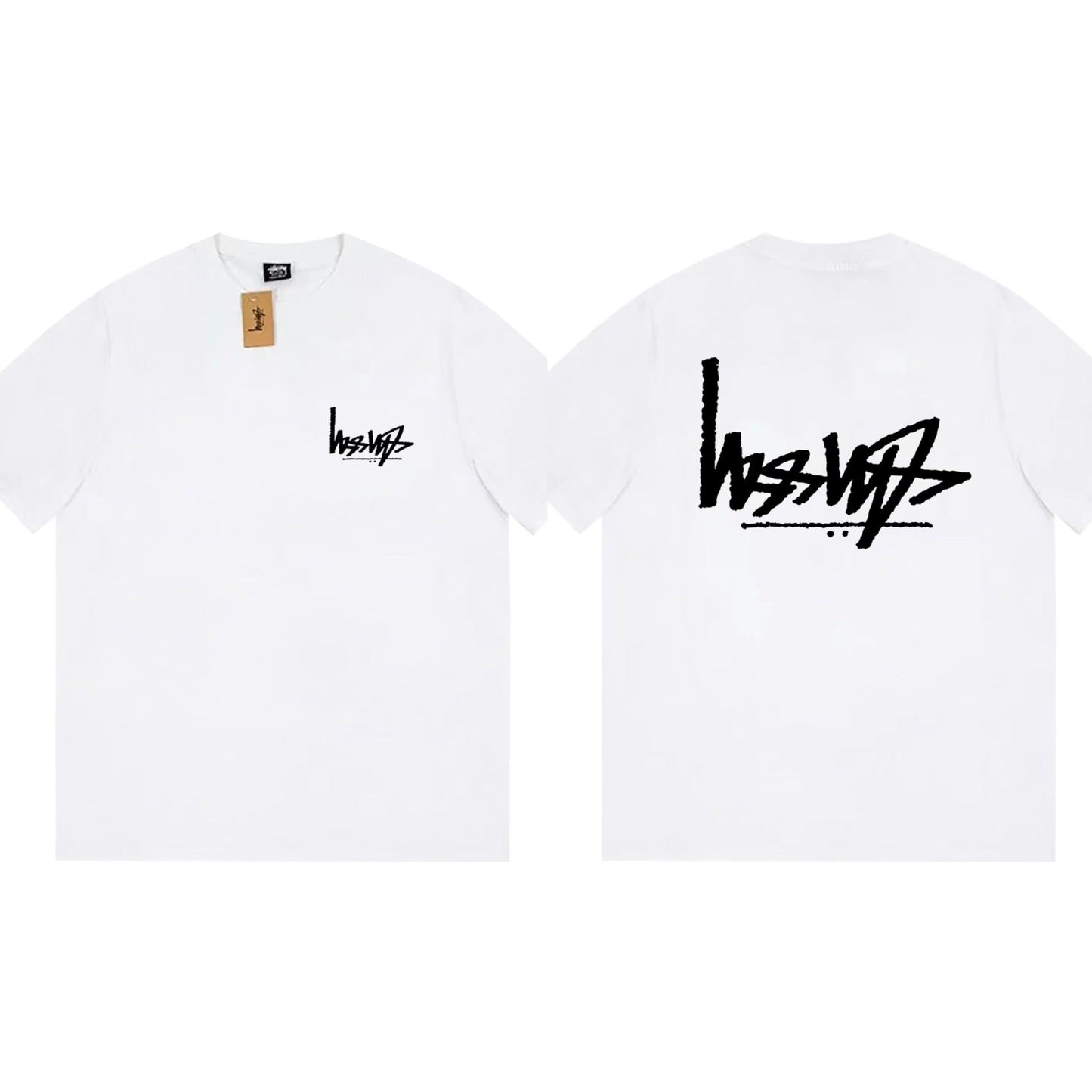 Stussy T-Shirts Loose Casual T-Shirts Same for Men and Women