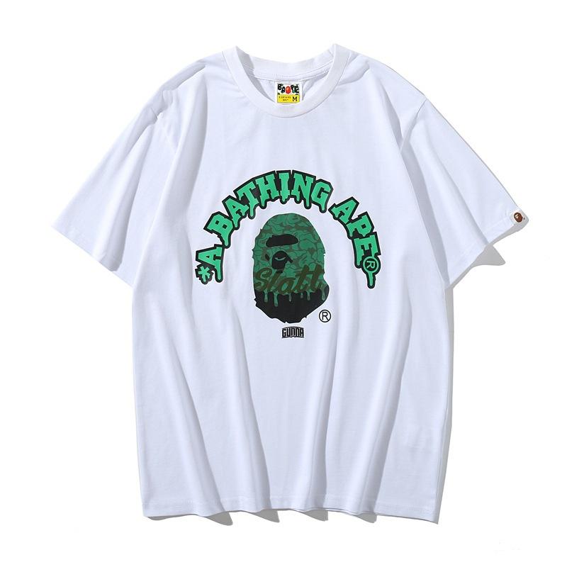 Bathing Ape T-Shirt Summer Camouflage Ape Head Short Sleeve T-shirt