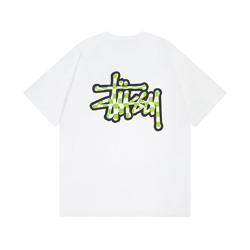 Stussy T-Shirts Casual Loose Couple T-Shirts