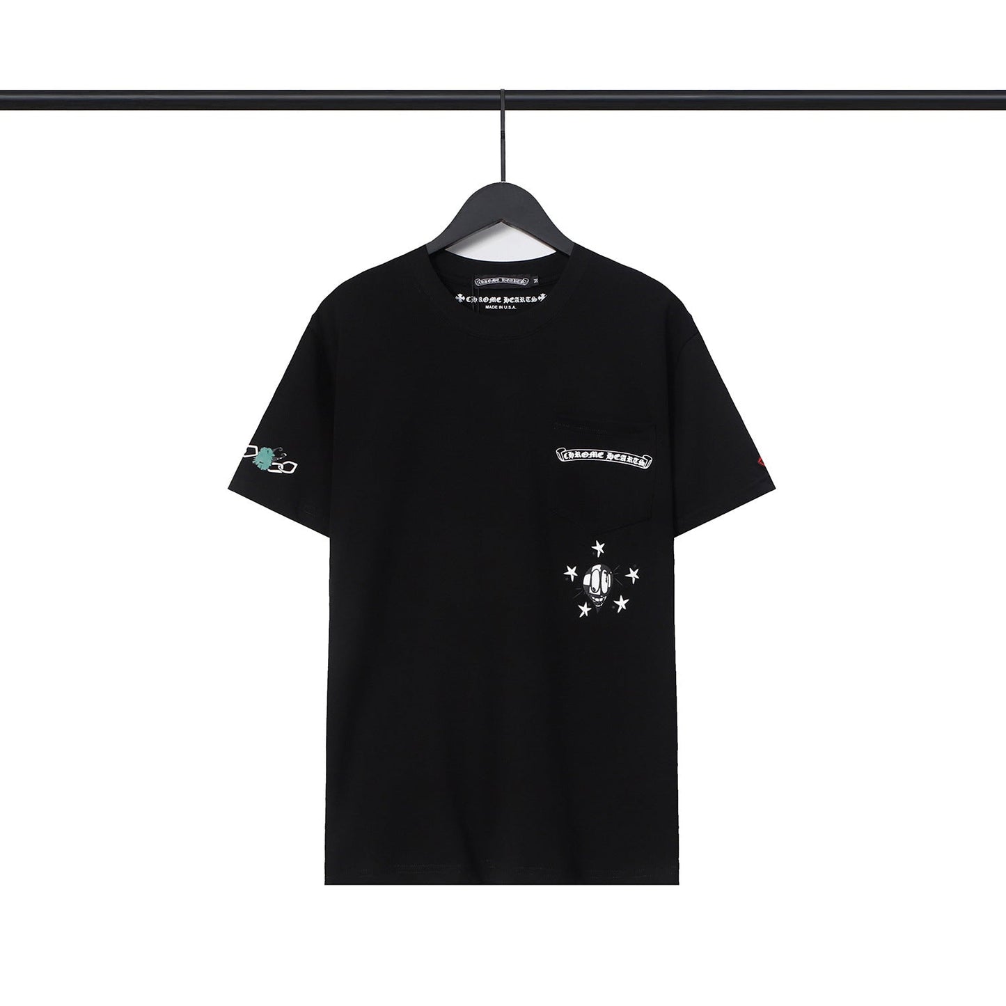 Chrome Heart T Shirts Back Cross Short Sleeve T-Shirt