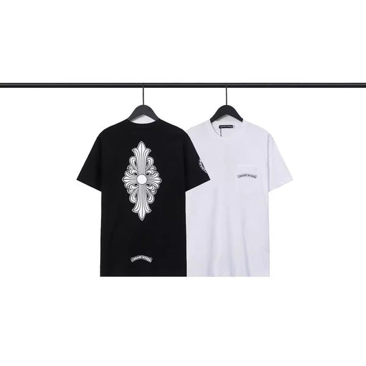 Chrome Heart T Shirts T-Shirt Crossshaft Cotton Crew Neck Short Sleeve