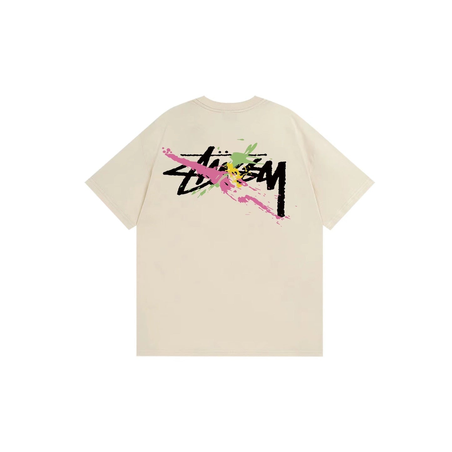 Stussy T-Shirts Loose Casual T-Shirts Same for Men and Women