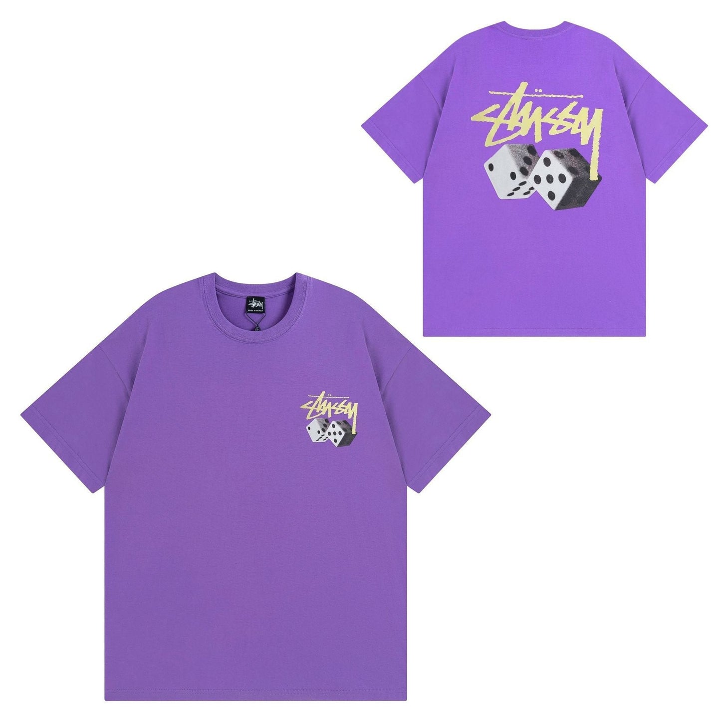 Stussy T-Shirts Casual Versatile Loose T-Shirts Couple