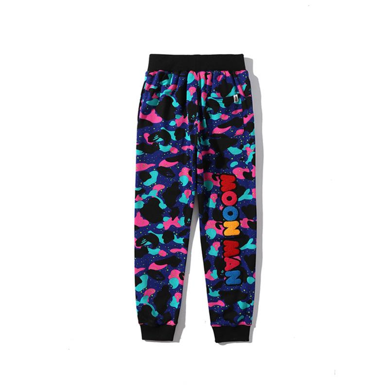 Bathing Ape Pant Galaxy Travel Notes Camouflage Trousers