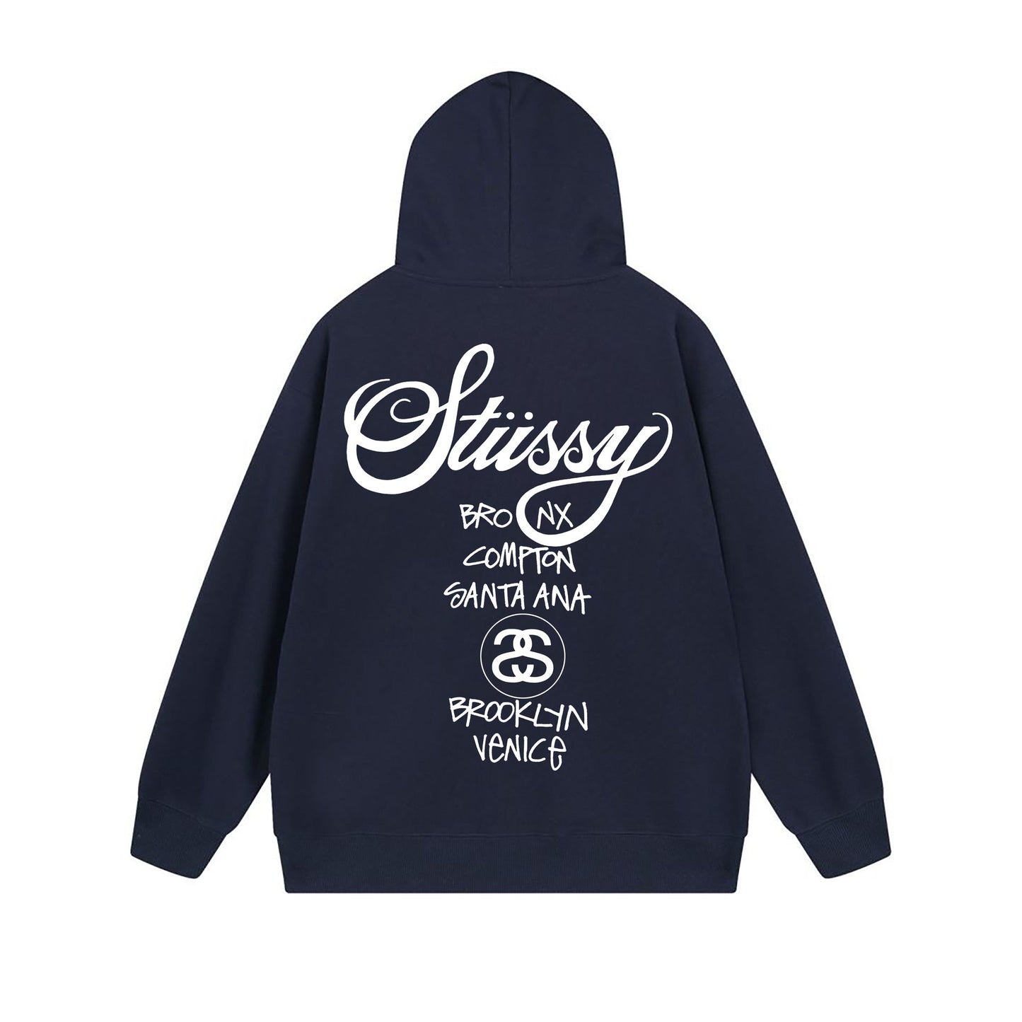 Stussy Hoodie Zip Cardigan Hooded Sweater