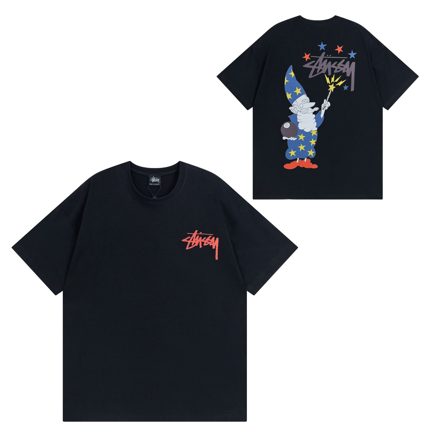 Stussy T-Shirts Casual Versatile Loose T-Shirts Couple