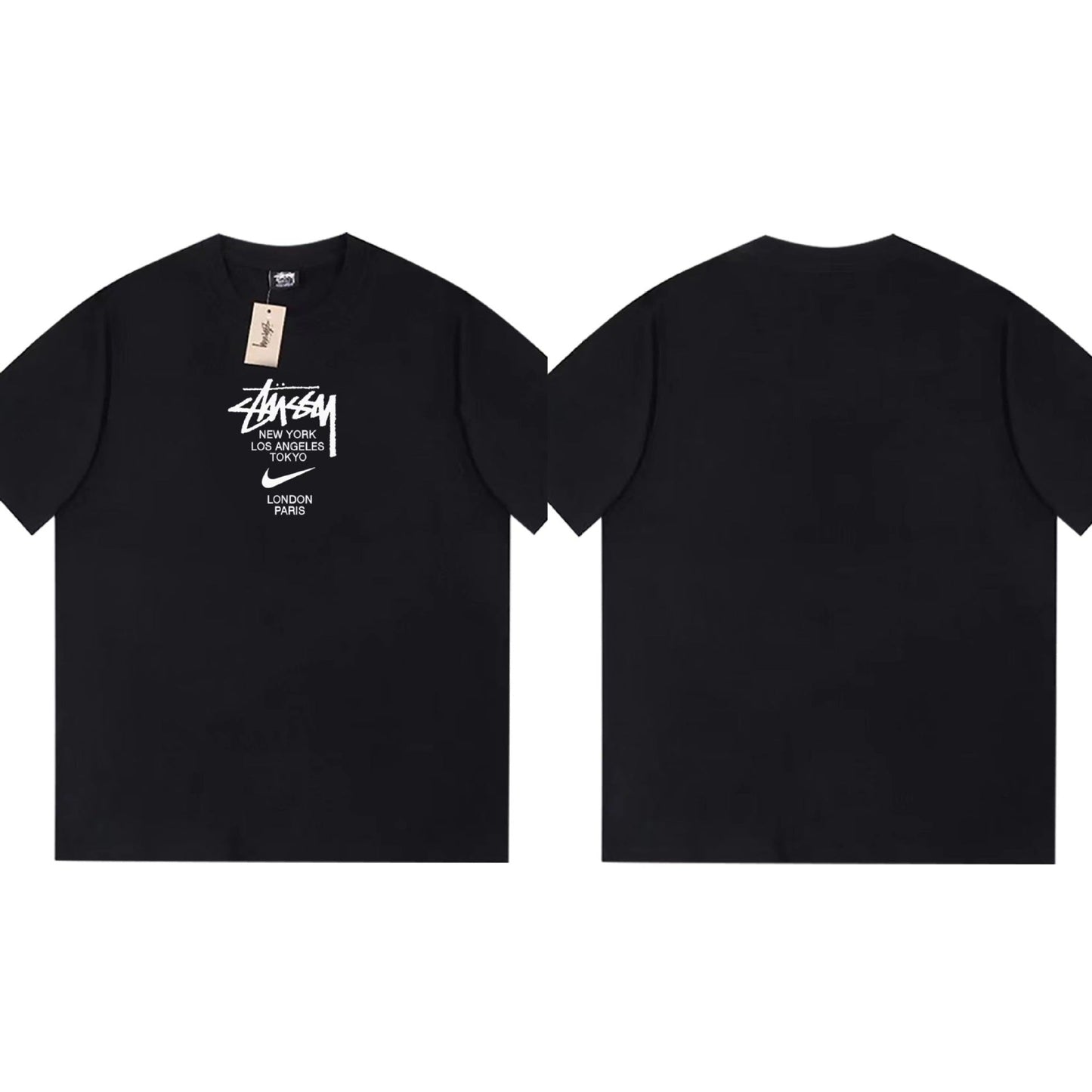 Stussy T-Shirts Loose Casual T-Shirts Same for Men and Women