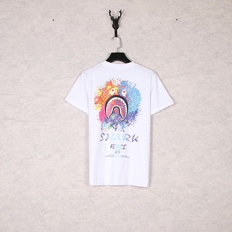 Bathing Ape T-Shirt Camouflage Letter Print Short-Sleeve T-shirt