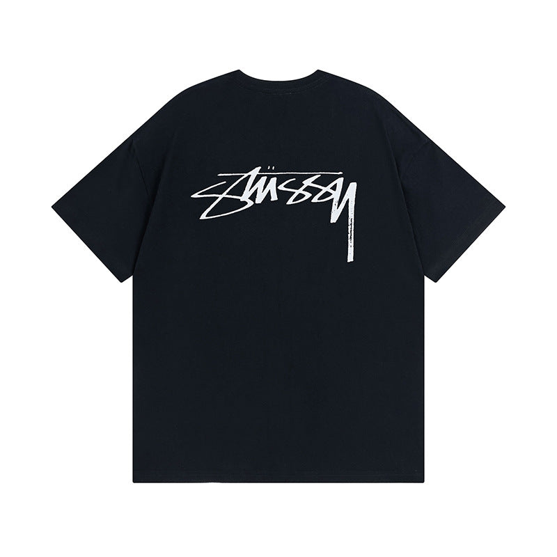 Stussy T-Shirts Casual Loose Couple T-Shirts