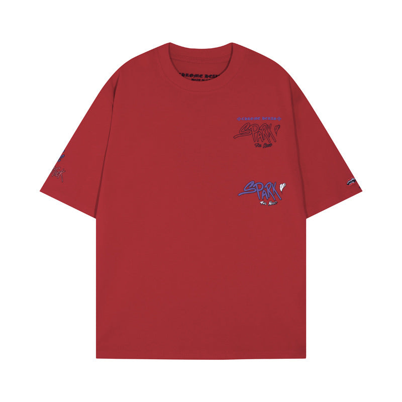 Chrome Heart T Shirts Summer Short Sleeves
