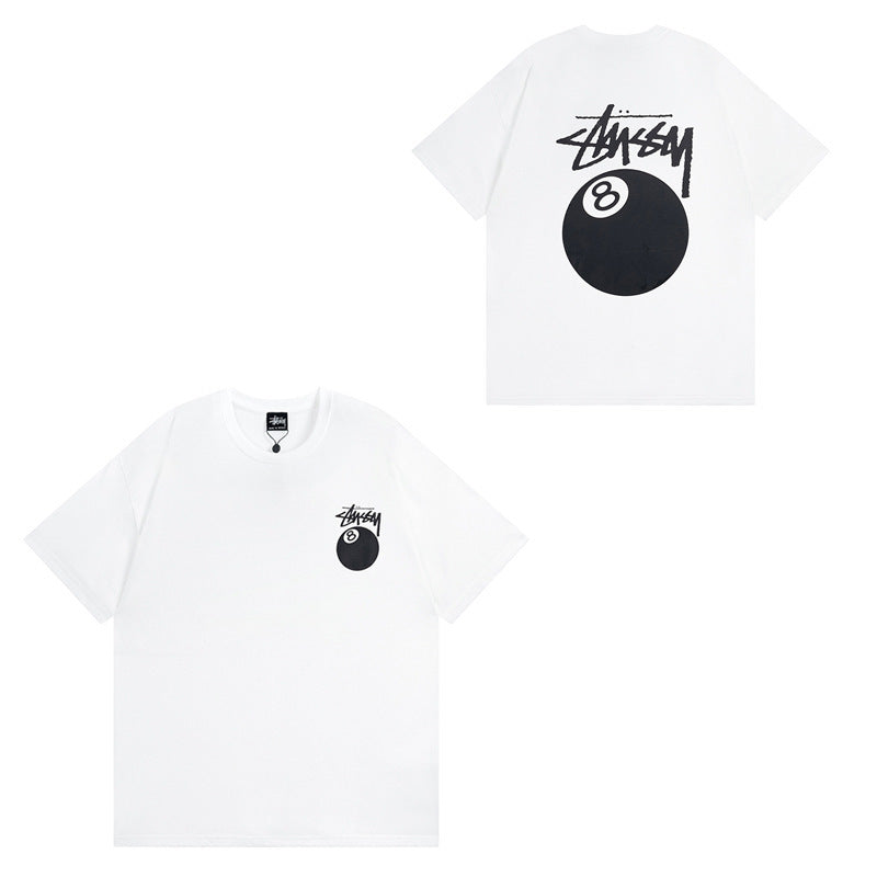 Stussy T-Shirts Casual Versatile Loose T-Shirts Couple