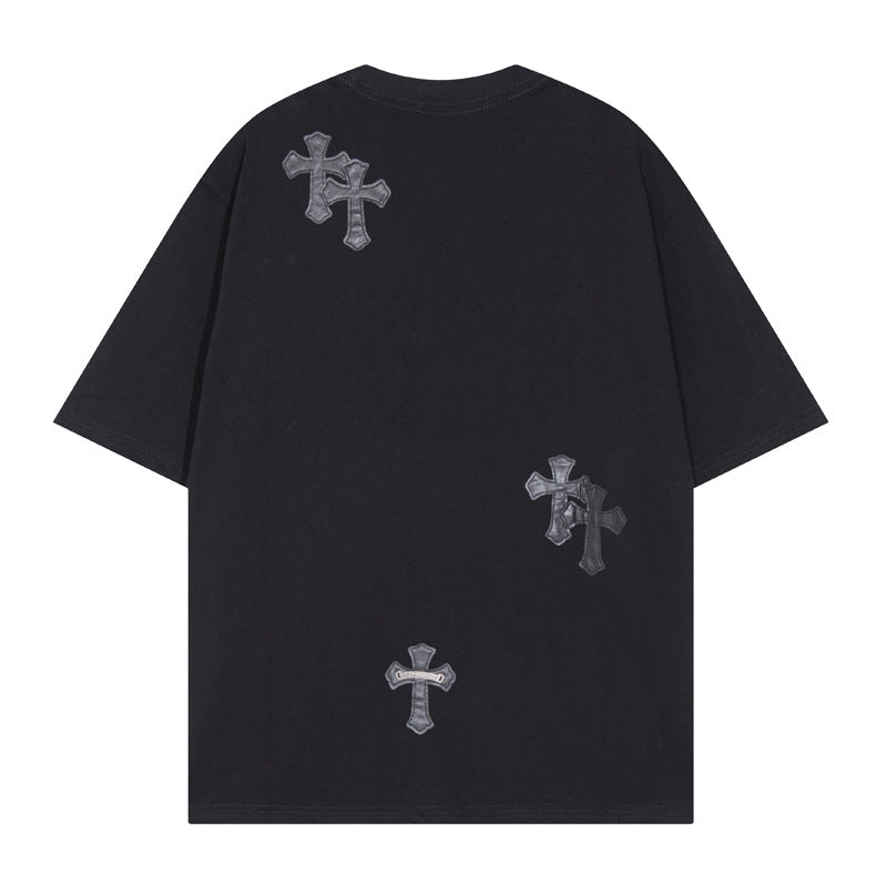 Chrome Heart T Shirts T-Shirt Short Sleeve Cross