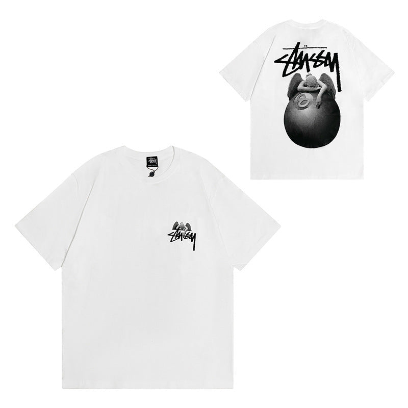 Stussy T-Shirts Casual Versatile Loose T-Shirts Couple