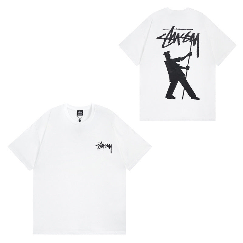 Stussy T-Shirts Casual Versatile Loose T-Shirts Couple